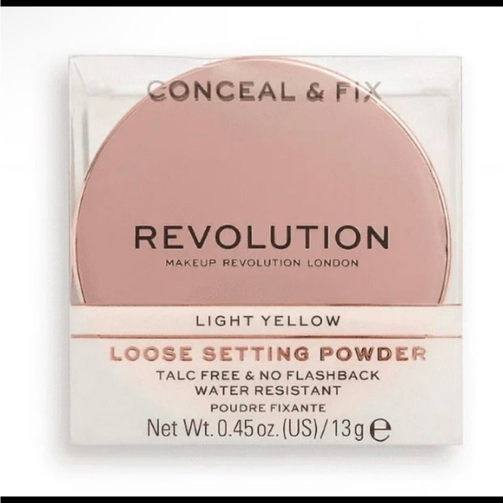 🆕 Revolution Loose Setting Powder Conceal & Fix - Light Yellow